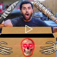 I Bought A Dark Web WEAPONS Mystery Box 2!! *SCARIEST BOX OF ALL TIME...*