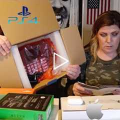 I bought an ELECTRONICS Amazon Customer Return Mystery Box + APPLE PS4 AND MORE!