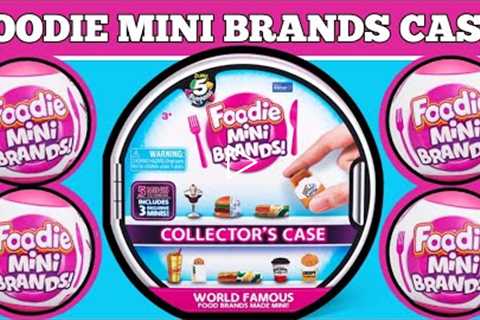 UNBOXING FOODIE MINI BRANDS COLLECTOR'S CASE!