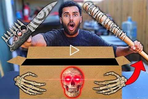 I Bought A Dark Web WEAPONS Mystery Box 2!! *SCARIEST BOX OF ALL TIME...*