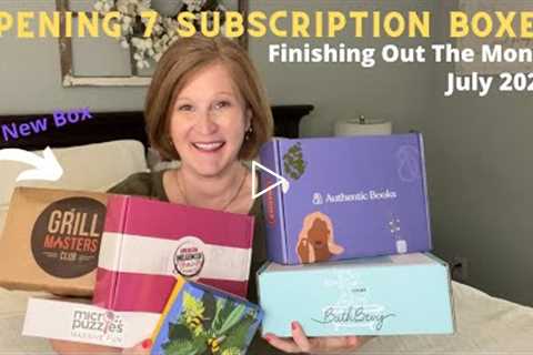 Opening 7 Subscription Box | July 2022 | Finishing Out the Month