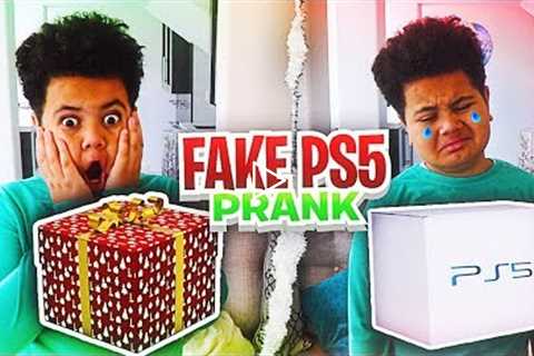 Kid Gets Surprised with Fake 2020 PS5 For Christmas PRANK! *HE FREAKED OUT*