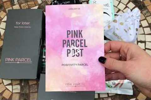 Pink Parcel Monthly Subscription Box Unboxing - January 2018