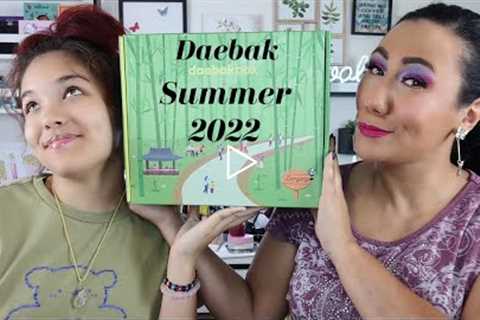 Korean Beauty Unboxing | Daebak Summer 2022  Unboxings With My Mini Me