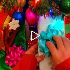 Opening Christmas Gift - ASMR No Talking Video - An Oddly Satisfying Video