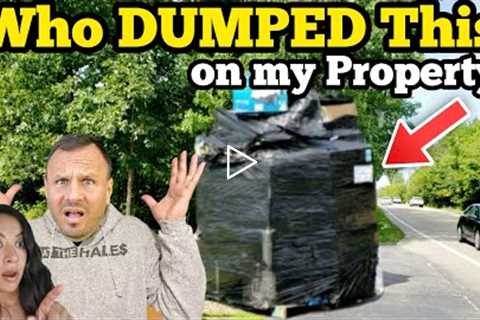 Who DUMPED THIS ON MY PROPERTY ... Amazon Return Pallet Unboxing