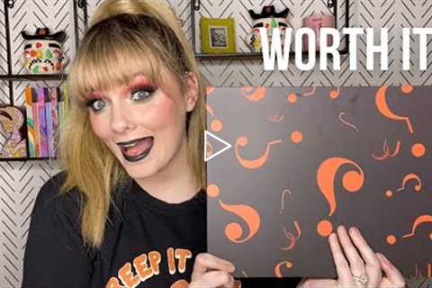UNEARTHLY COSMETICS MYSTERY BOX UNBOXING AND TRYON!