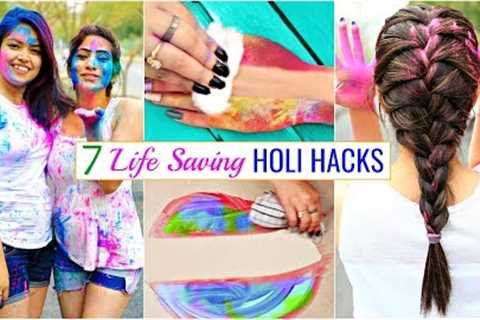 7 LIFE Saving HOLI Hacks You MUST Try | #Beauty #Haircare #Skincare # Anaysa