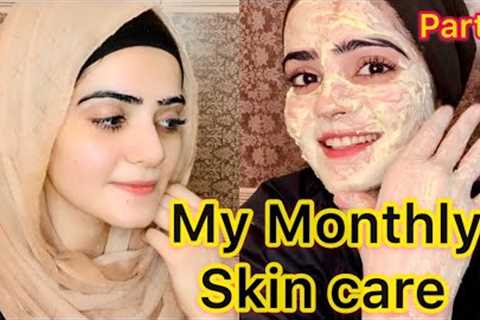 My Monthly Skin Care Routine - Dietitian Aqsa - Part 1