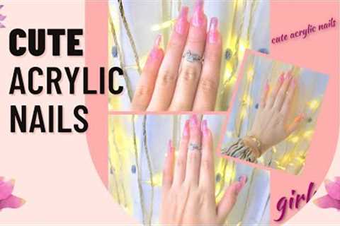 Step by step poly jell acrylic nails at home tutorial for beginners