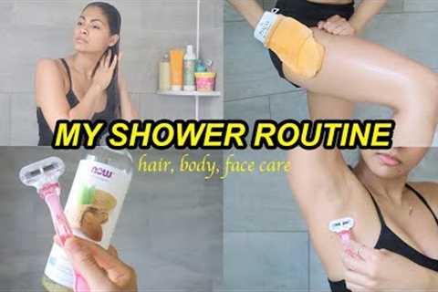My Self-Care Shower Routine | Hair care, Body care, Face Peeling + MORE