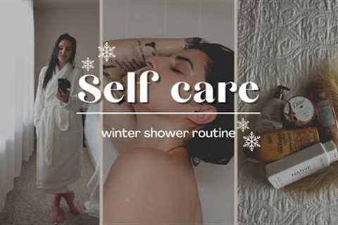 SELF CARE - AFFORDABLE WINTER SHOWER ROUTINE | body care, skin care, hair care