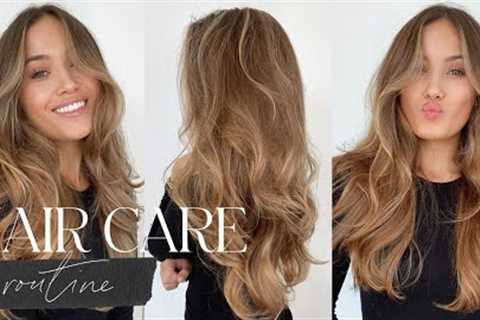 HAIR CARE ROUTINE FOR HEALTHY AND SHINY HAIR | Kate Hutchins
