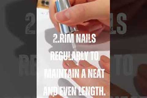 5 Steps for Healthy Nail Care ✌ ❤❤ 😍  #nails #gelnails #naturalnails  #nailtutorial