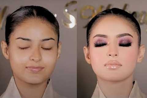 HD GLAM GLOSSY Makeup Tutorial  @SakshiGuptaMakeupStudioAcademy  #makeup #tutorial