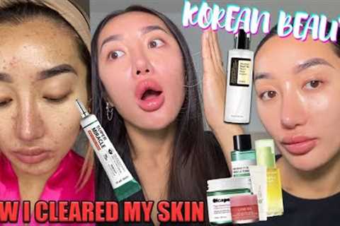 HOW I TRANSFORMED MY SKIN WITH KOREAN BEAUTY SKINCARE! UPDATED SKINCARE ROUTINE | #kbeauty