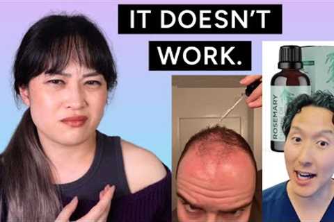 Rosemary oil for hair growth? How to spot bad science