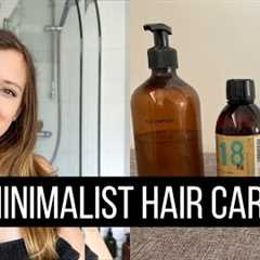 EXTREME Minimalist Hair Care Routine (Only 4 Products!) Natural & Sustainable