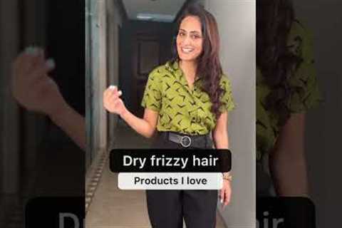 Dry frizzy hair product recommendations #dermatologist