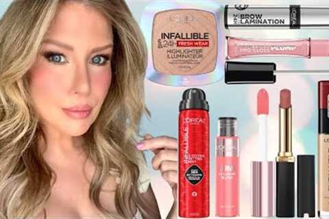 Full Face Of L''OREAL MAKEUP Including HOT New Releases! 🔥