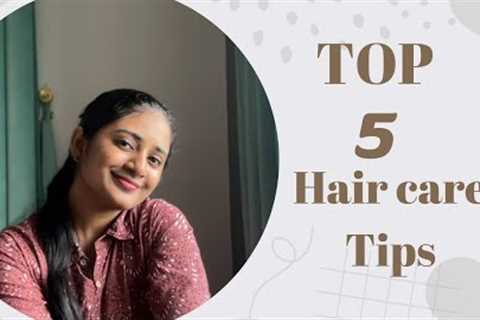 Top 5 Haircare tips | hair growth tips| hair care routine | Aiswarya Gopi P