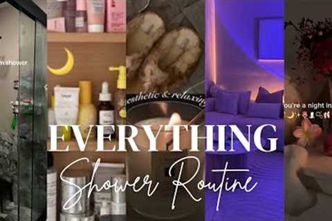 SELF CARE  NIGHT SHOWER ROUTINE🌙Everything Shower, Feminine hygiene, Body care,Skincare ‘Glowy..