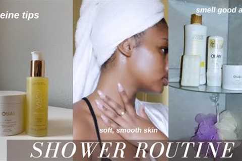 SHOWER ROUTINE FOR SOFT & GLOWING SKIN (HYGIENE, BODY CARE, SKIN CARE + MORE)