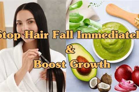 Stop Hair Loss Naturally: 20 Tips & Tricks Home Remedies You Need to Know! Boost Your Hair..