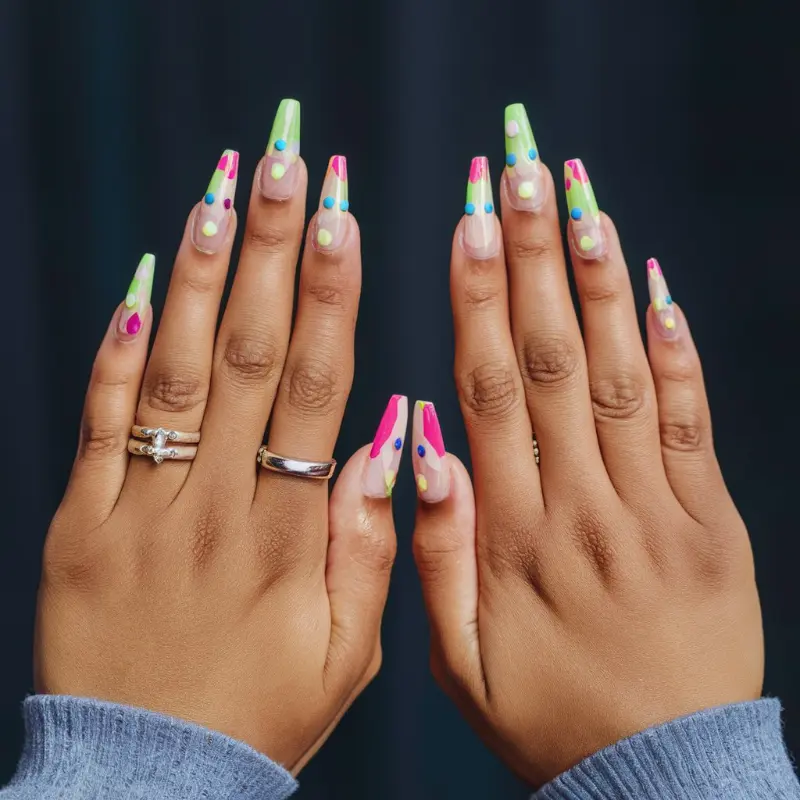 15 Beautiful Gender Reveal Nails Designs to Celebrate